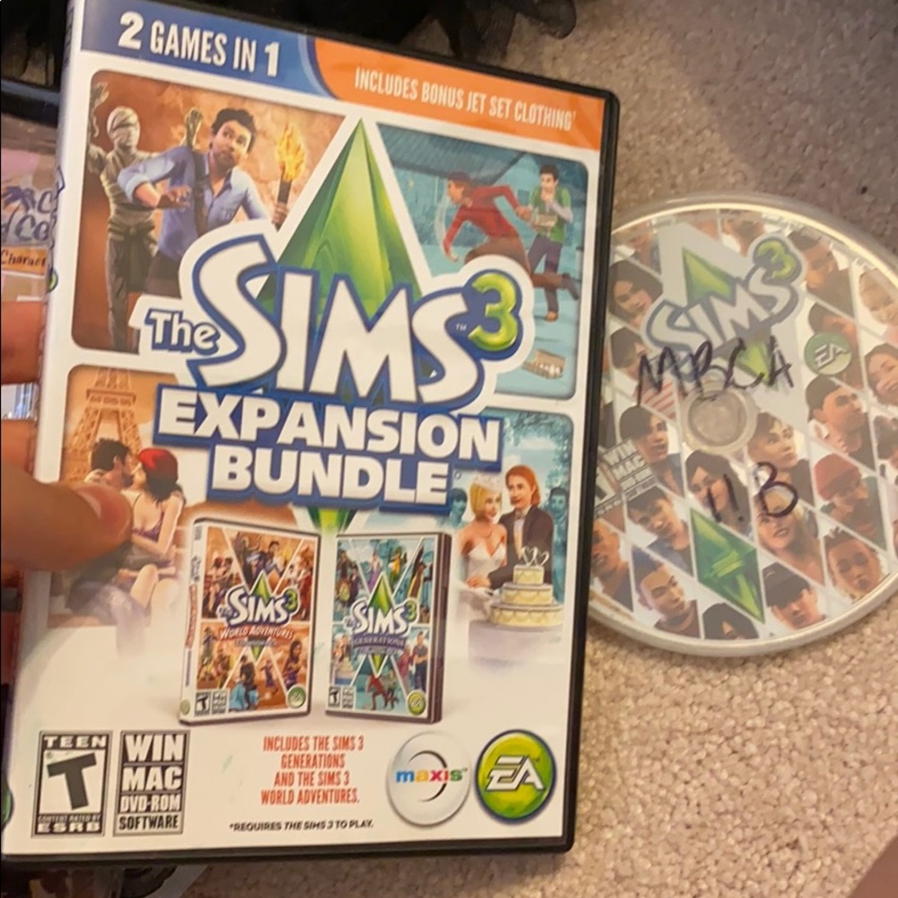 SIMS 3 and sims 3 expansion pack